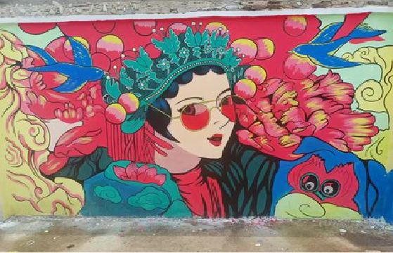 吉首墙体彩绘-网红墙