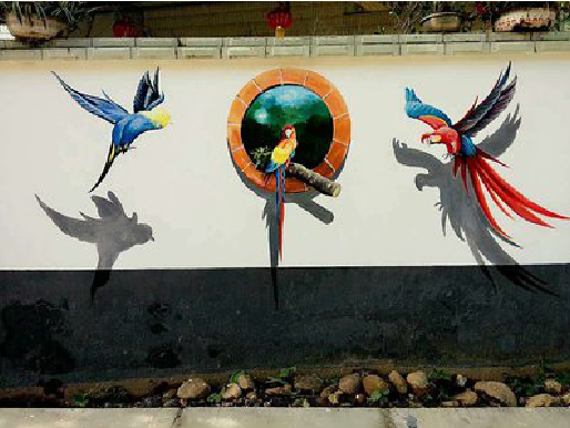 吉首视觉错位-3D墙绘设计