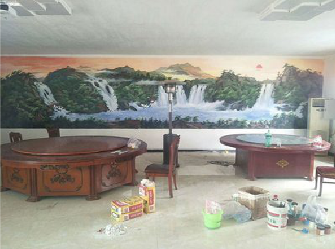 吉首墙绘-写实风景