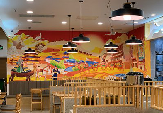 吉首商业空间彩绘介绍。