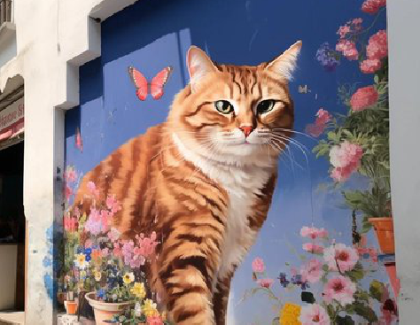 吉首自己绘制有个性的手绘墙