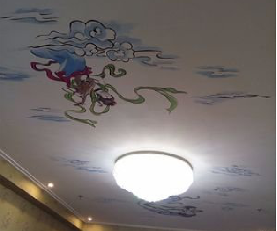 吉首如何快速绘制天花板上的手绘墙？