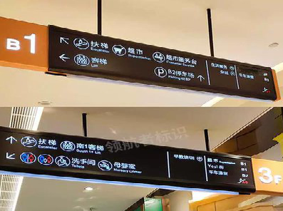 吉首如何通过商场标识牌引导客流分布？